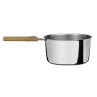 Série de 3 casseroles 16/18/20cm inox avec poignée effet bois clair