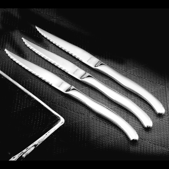 Virgule - 12 couteaux steak