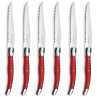 Tradition - Bloc 6 couteaux steak Rouge