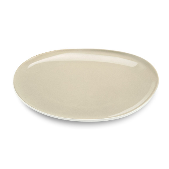 Oslo Blanc - Assiette plate 28 cm (lot de 6)