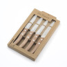 Forest - Set de 4 couteaux "Office" Bois naturel