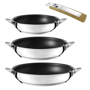 Eclipse - Lot de 3 poêles...