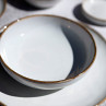 Nori Nacre - Plato de postre 20 cm (Jugo de 6)