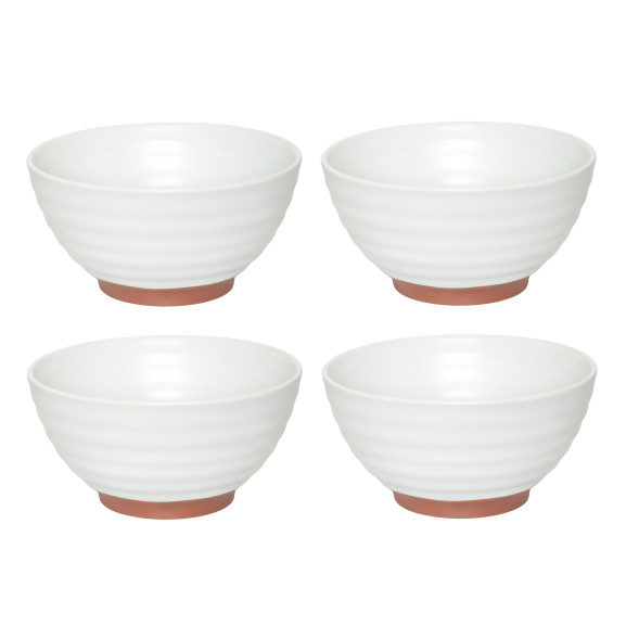 Fuji Terra Cotta - 4 bols à...
