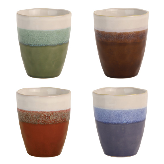 Fuji - Set de 4 mugs 33 cl...