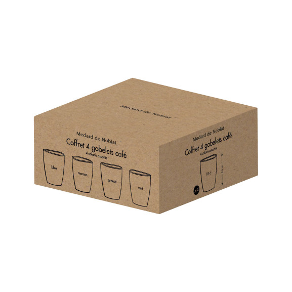 Fuji - Set de 4 gobelets à...