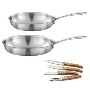 Gourmet - Lot de 2 poêles...