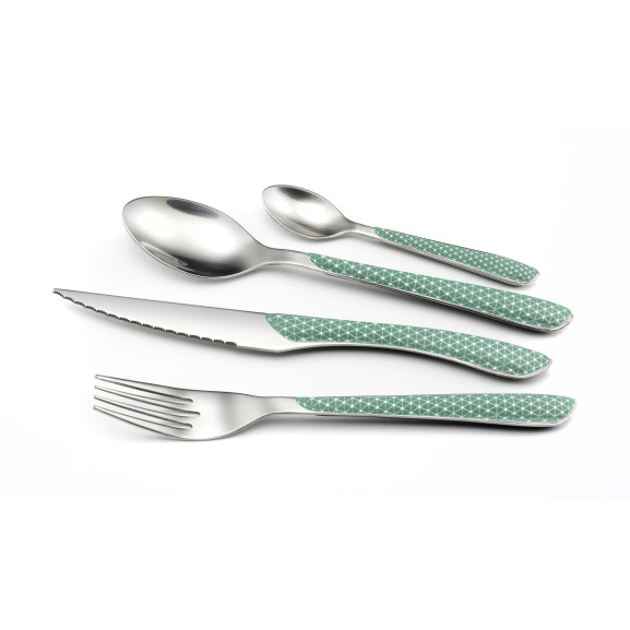 Eclat Geo Vert & Blanc -...
