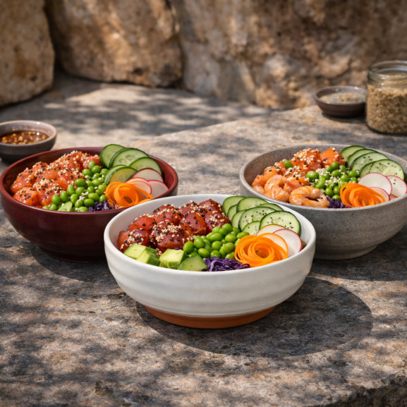 Fuji Grenat - 4 Poke Bowl