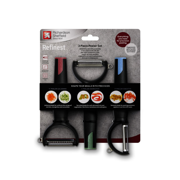 Refinest - Set di 3 pelapatate