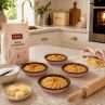 Dolce - Set mit 4 Tartenformen