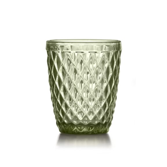 Diamond Verde - Vaso 28 cl (x6)