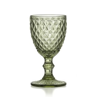Diamond groen - 6 wijnglazen 20 cl