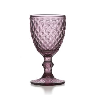 Diamond paars - 6 wijnglazen 20 cl