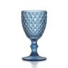 Diamond Blauw - 6 wijnglazen 20 cl