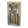 Eclat Nature - Ménagère 24 pièces Bois foncé