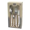 Eclat Nature - Ménagère 24 pièces Bois blanc