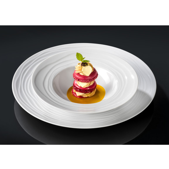 Onde  - Coffret 6 assiettes creuses à aile