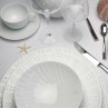 Sania Brillant - Coffret 6 assiettes creuses à aile