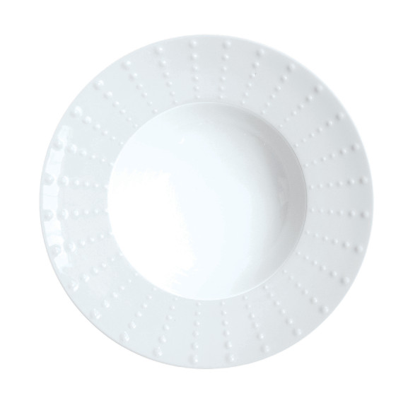 Sania Brillant - Coffret 6 assiettes creuses à aile