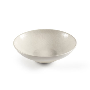Stone Ivoire - Coffret 6 assiettes salade et pâtes