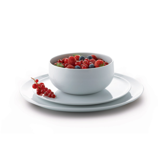 Yaka Blanc - Coffret 6 assiettes dessert