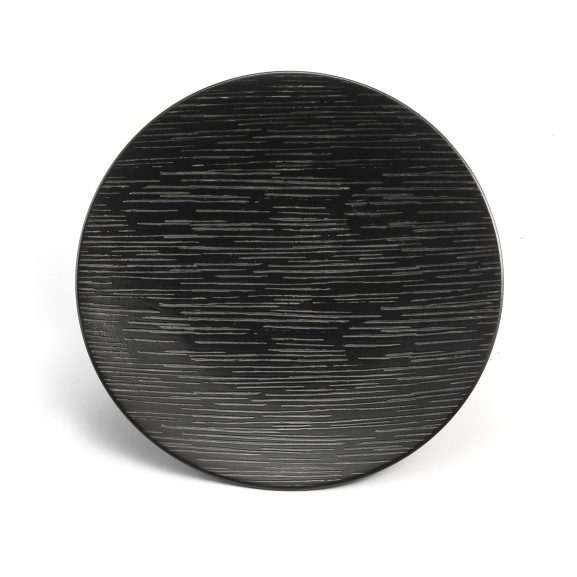 Magma noir - Coffret 6 assiettes dessert