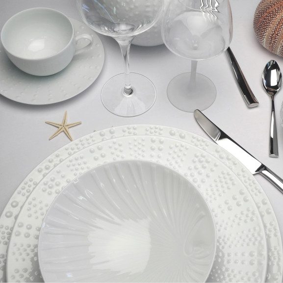 Sania Brillant - Coffret 6 tasses et soucoupes thé