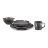 Stone Gris - Coffret 6 tasses café & thé