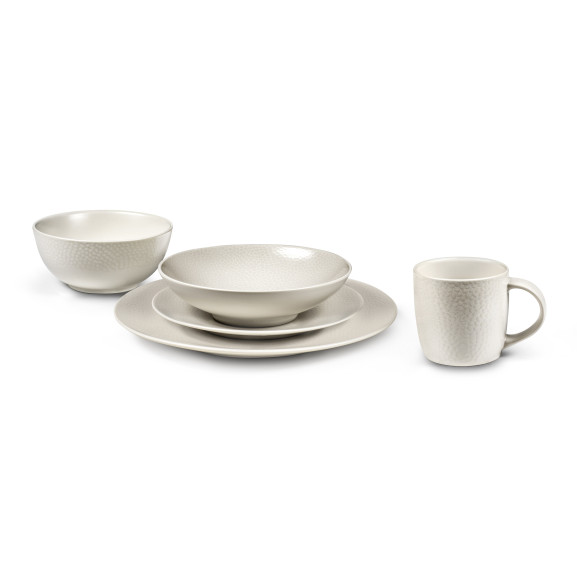Stone Ivoire - Coffret 6 tasses café & thé