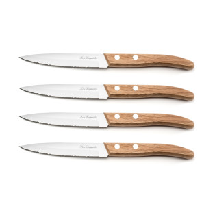 Forest - Set de 4 couteaux "Office" Bois naturel