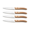 Forest - Set de 4 couteaux "Office" Bois naturel