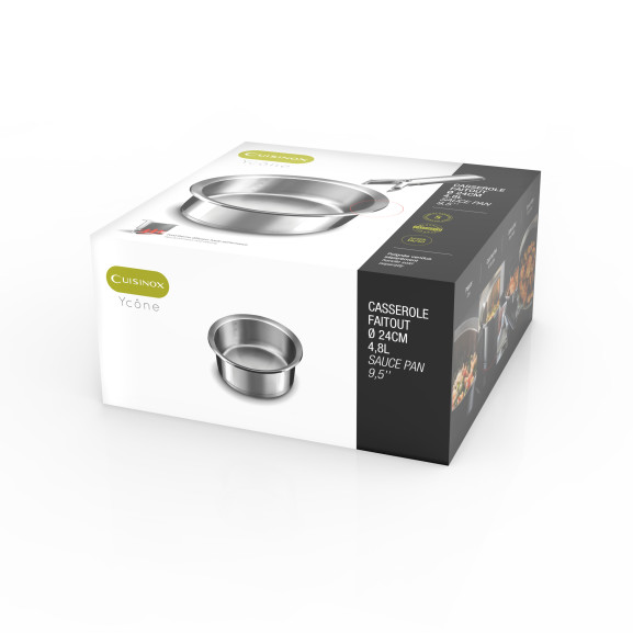 Ycône - Casserole 24cm / 4.8L