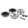 Ycône - Poêle 28cm inox revêtement Greblon C3