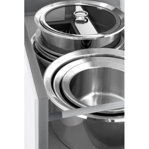 Ycône - Poêle 28cm inox revêtement Greblon C3