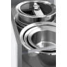 Ycône - Poêle 28cm inox revêtement Greblon C3