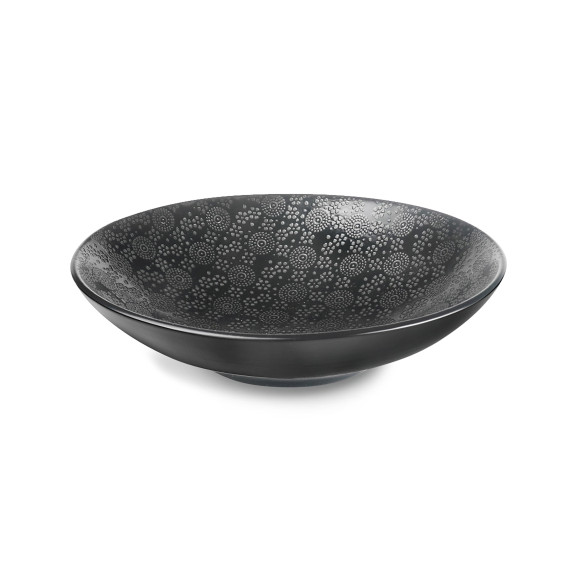 Black Japan - Coffret 6 assiettes salade et pâtes