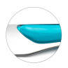 Eclat - Ménagère 24 pièces Bleu Turquoise