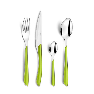 Eclat - Ménagère 24 pièces Vert Anis