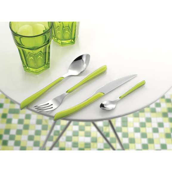 Eclat - Ménagère 24 pièces Vert Anis