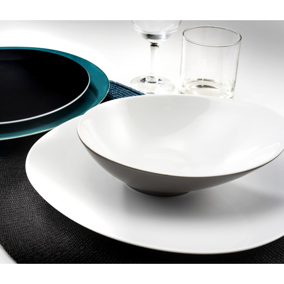 Sven Blanc - Coffret 6 assiettes dessert