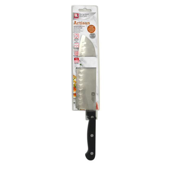 Artisan - Couteau Santoku 18cm sur carte
