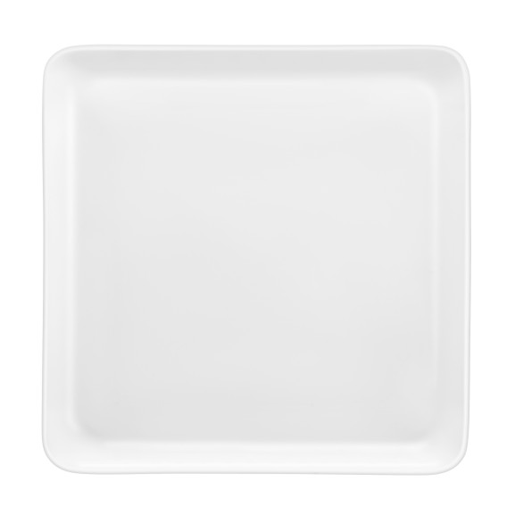 Yaka Blanc - Coffret 6 assiettes plates carrées