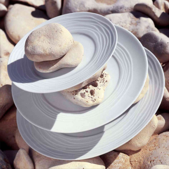 Onde  - Coffret 6 assiettes plates