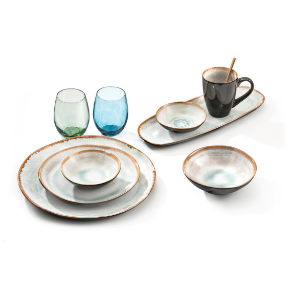 Shadow Aqua - Coffret 6 bols déjeuner